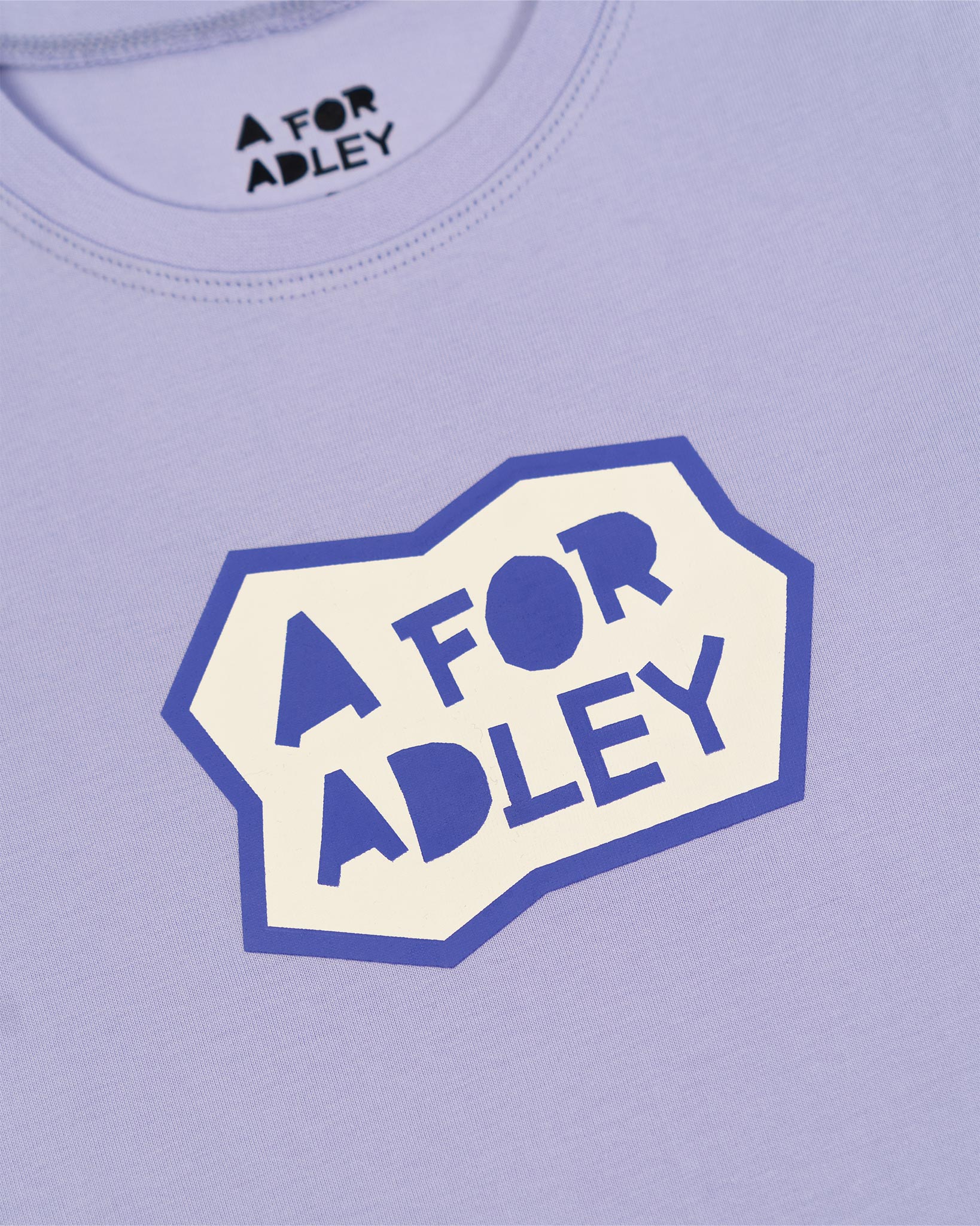 A for Adley BFF Craft Cutout Tee (lavender) - Image 3
