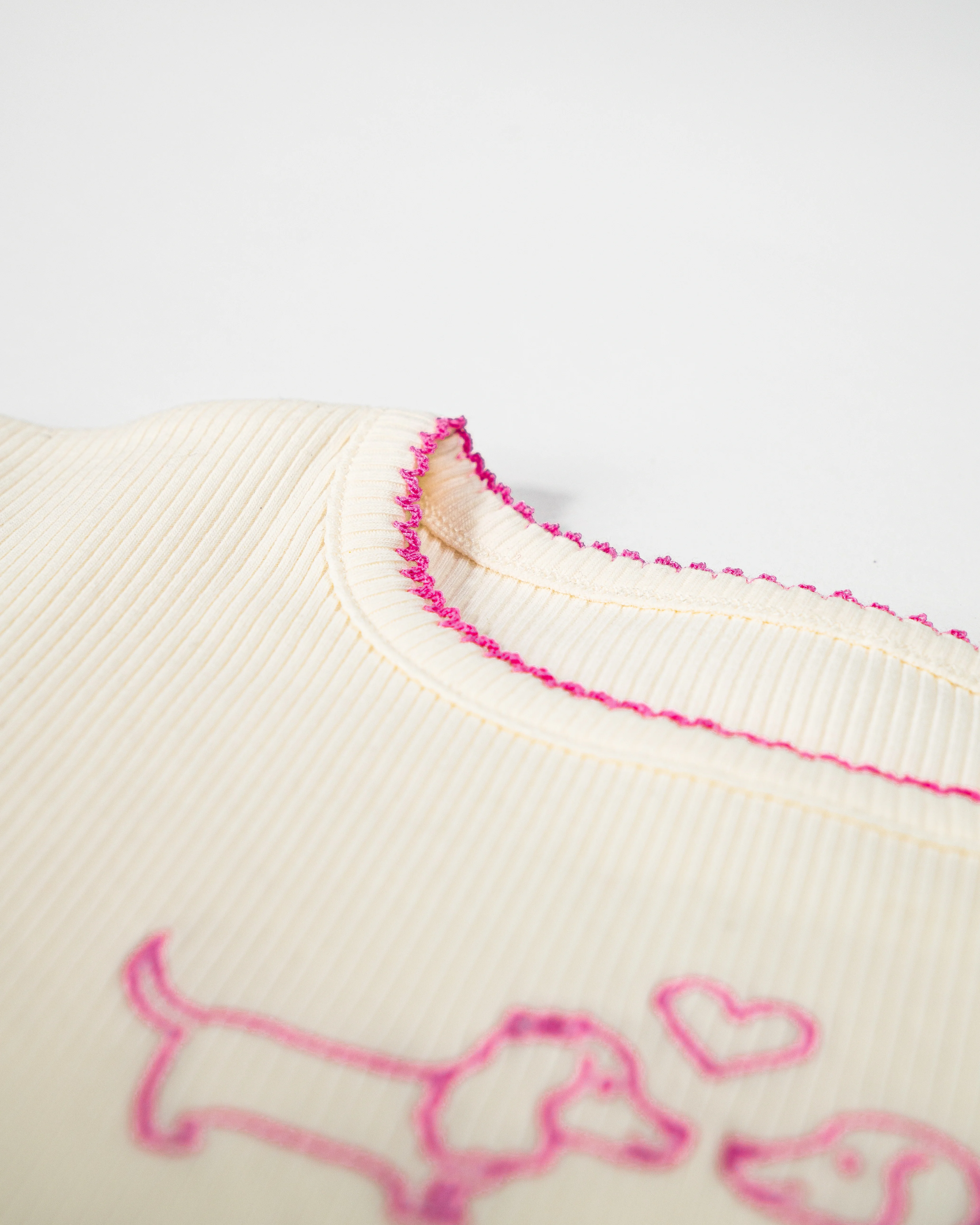 A for Adley Puppy Love Embroidered Tee - Image 4