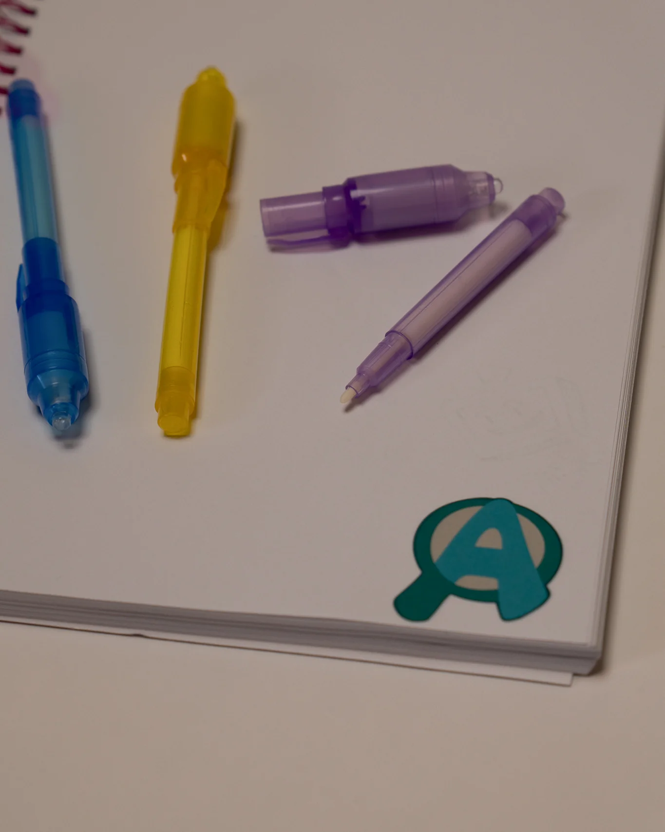 Detective Adley Notebook (w/4 black light pens & stickers) - Image 5